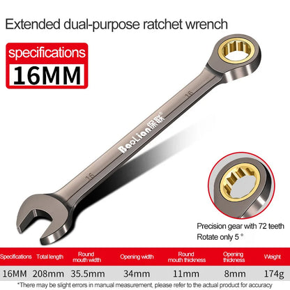 1Pc Universal Torx Wrench Adjustable Torque 6-32mm Ratchet Spanner for Bicycle Motorcycle Car Repair Tools Mechanical Tool