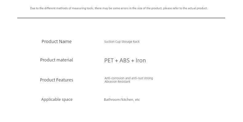 Japan Muj Washstand Free Punch Wall Suction Cup