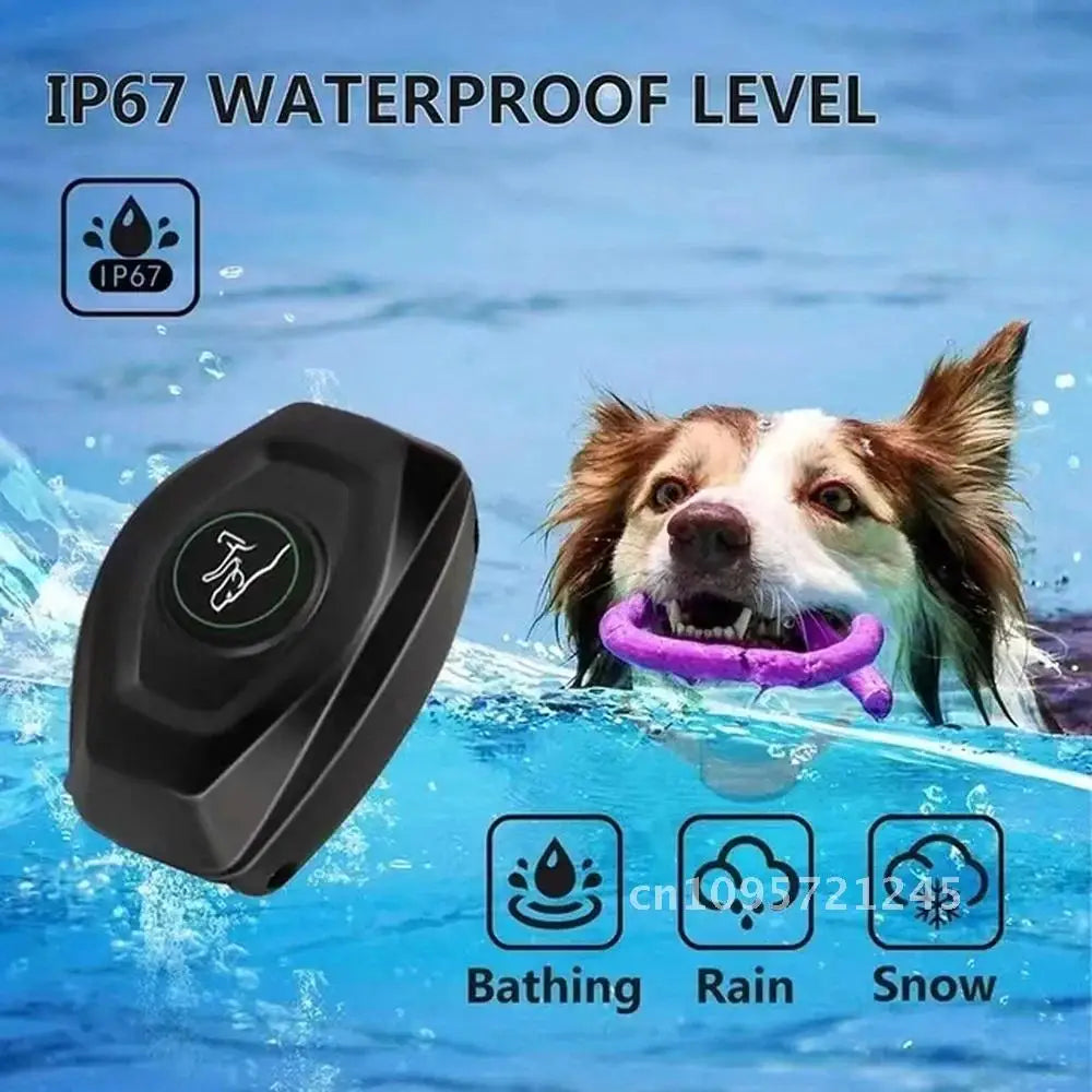 Electric Bark Training Collar, Remote Control, Anti Dog Vibration for Colar Pet Dogs, Collars Rechargeable, Waterproof, Sound,