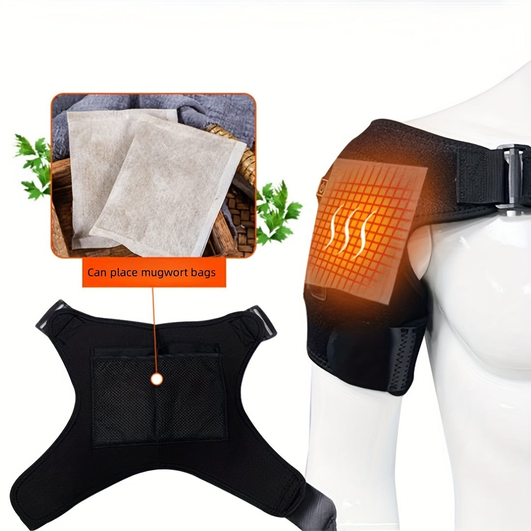 Heating Shoulder Brace, USB Three Gear Adjustable Temperature Warm Electric Shoulder Protector Hot Compress Heating Cape for Men Women-Ideal Gifts for Mother'S Day Father'S Day Thanksgiving