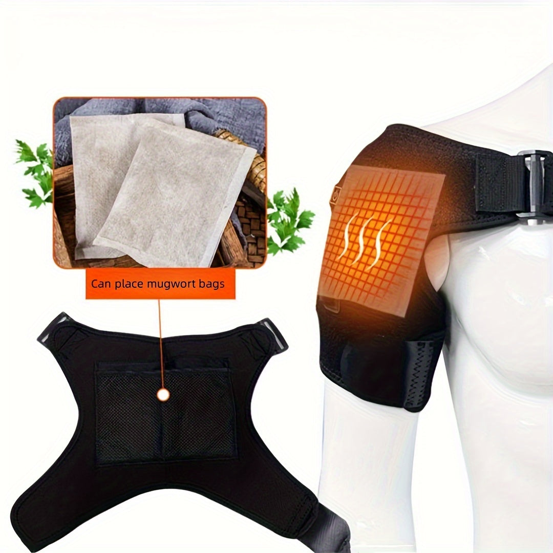Heating Shoulder Brace, USB Three Gear Adjustable Temperature Warm Electric Shoulder Protector Hot Compress Heating Cape for Men Women-Ideal Gifts for Mother'S Day Father'S Day Thanksgiving